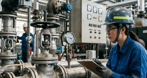 Chọn van công nghiệp cần bắt đầu từ môi chất áp suất và nhiệt độ làm việc